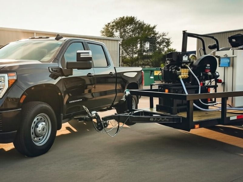 Black Pressure Washer Trailer 3