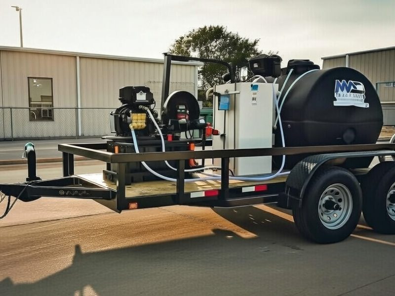 Black Pressure Washer Trailer 5